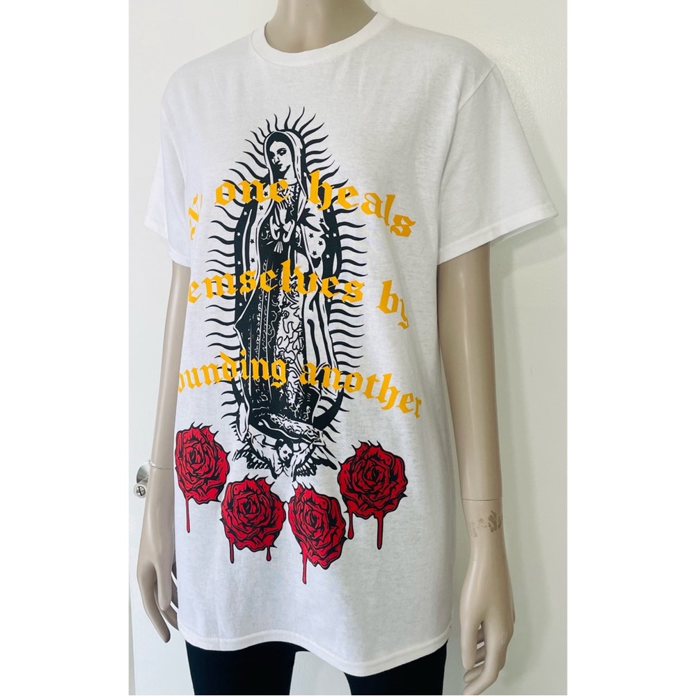 Virgin Mary Graphic Tee NWT! - Picture 2 of 13